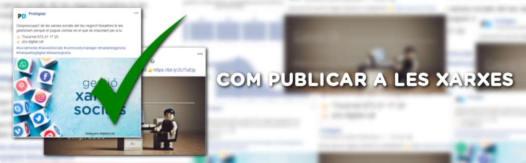 com publicar a les xarxes