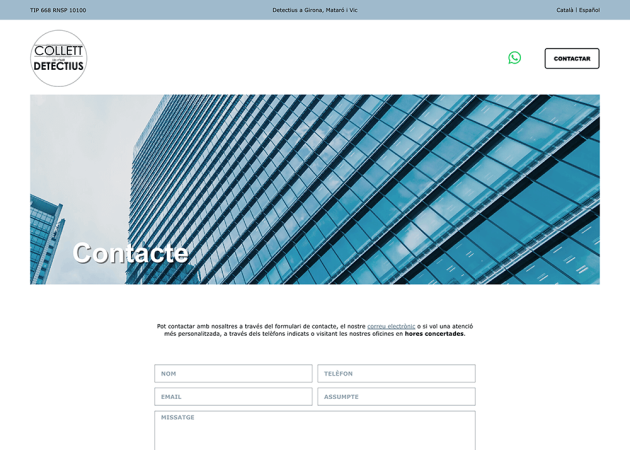 disseny web detectiu privat girona